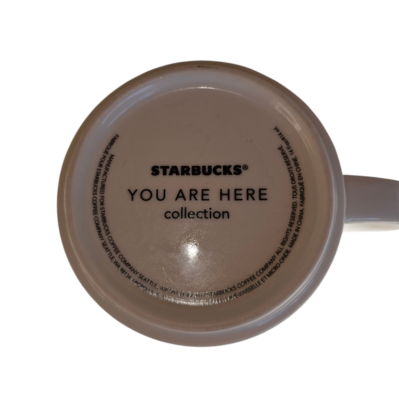 YOU ARE HERE TENNESSEE TN STARBUCKS Nashville Mug Cup 14oz 2015 Country Music - Picture 3 of 8
